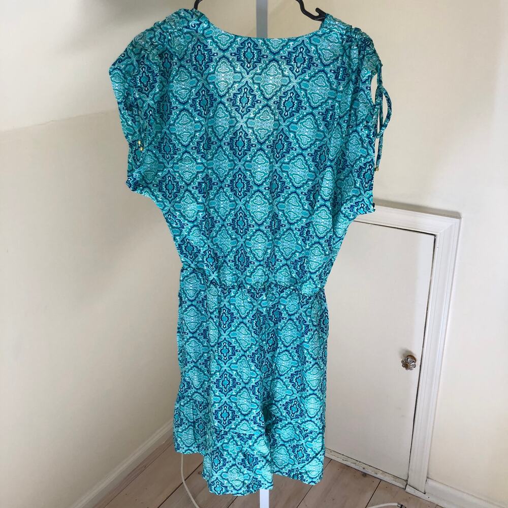 Helen Jon NWT Women's Marbella Tile V-Neck Dress Size M - Picture 9 of 13